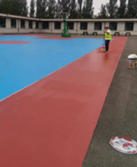 隆昌旧篮球场地面改造翻新整改   